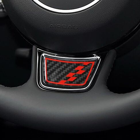 ملصق اللوحة السفلية لعجلة القيادة من ألياف الكربون من BETTERHUMZ متوافق مع Audi A6 C7 S6 RS6 A7 4G8 S7 RS7 2012-2018 ملصق شعار شارة ملحقات الضبط الداخلي (أسود) in Saudi Arabia