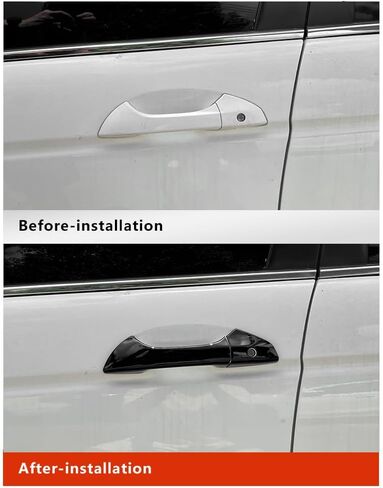 YINGTUU for Honda Accord Sedan 8th Gen 2008 2009 2010 2011 2012 Accessories Stickers Door Handle Cover Decals Without Smart Keyhole in Saudi Arabia