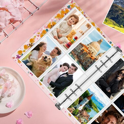 ألبوم صور Bercoor 480 جيب Instax Mini، ألبوم صور متوافق مع Fujifilm Instax Mini 11 12 9 90 70 40 26 25 أفلام الكاميرا الفورية وورق صور 2x3 بوصة (ذهبي) in Kuwait