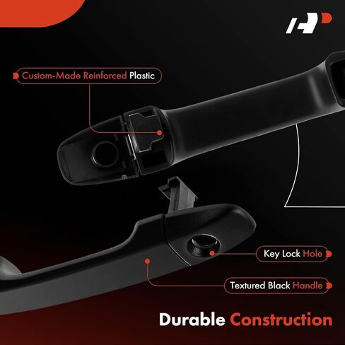 A-Premium Front Driver Side Exterior Door Handle Compatible with Subaru Outback 15-19, Forester, Impreza, Legacy, WRX STI & Toyota Prius, Sienna, Avalon & Scion tC, iQ, Textured Black in Saudi Arabia