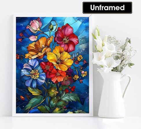 طلاء بالارقام للبالغين والنساء الافريقيات، لوحة زيتية ذاتية الصنع من الاكريليك بالارقام للاطفال والكبار والمبتدئين لتزيين حائط المنزل مقاس 16×20 انش in Kuwait