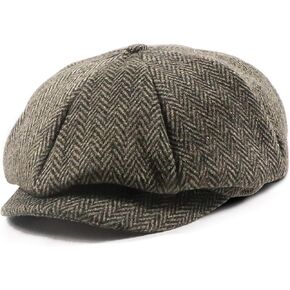 قبعة Ivy للرجال من جلد البولي يوريثان، قبعة موزع الصحف، قبعات بيريه قابلة للتعديل، قبعات جولف مسطحة كلاسيكية، قبعة غاتسبي للقيادة، قبعة صيد القهوة in Kuwait