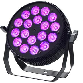 أضواء مسرح دريم لاند LED 18 × 18 وات RGBWA + UV 6 في 1 لون غسل ستروب تأثير LED DJ ديسكو ضوء حفلة مع صوت DMX تحكم تلقائي في إضاءة المسرح لحفلة DJ ديسكو نادي الزفاف الكنيسة المرحلة in Kuwait