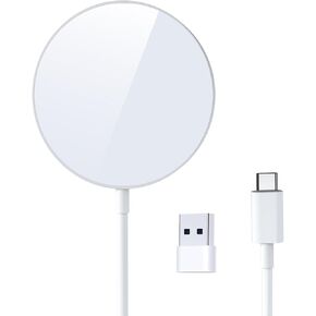 3 in 1 Magnetic Fast Wireless Charger,Compatible for iPhone12/13/14/15 Series,Compatible AirPods 2/3, for Apple Watch 2/3/4/5/6/7/8/Ultra/SE,15W Fast Charger in Kuwait