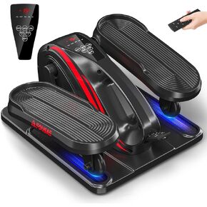 Under Desk Elliptical Exercise Machine, Ellipse Leg Exerciser As Seen On TV with 15 Adjustable Speeds, Fully Assembled Pedal Exerciser for Seniors with Display Monitor & Remote Control in Kuwait