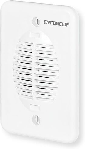 Seco-Larm SH-532BQ Flush-Mount Multi-Tone Chime, White Plastic Case, 3 Selectable Chimes, 80~88 dB Adjustable Sound Level, 12~24 VDC Operating Voltage, 130mA@12VDC Current Draw in Saudi Arabia
