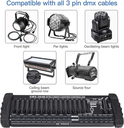 وحدة تحكم ضوء المسرح DMX 512 DJ، وحدة تحكم DMX 192 تستخدم لتحرير برنامج لوحة إضاءة المسرح وحدة تحكم DMX لحفلات عرض الموسيقى in Saudi Arabia