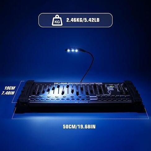 وحدة تحكم ضوء المسرح DMX 512 DJ، وحدة تحكم DMX 192 تستخدم لتحرير برنامج لوحة إضاءة المسرح وحدة تحكم DMX لحفلات عرض الموسيقى in Saudi Arabia