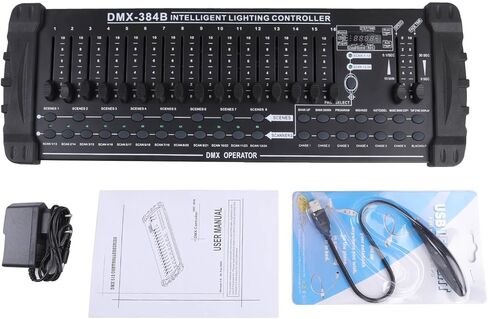 وحدة تحكم ضوء المسرح DMX 512 DJ، وحدة تحكم DMX 192 تستخدم لتحرير برنامج لوحة إضاءة المسرح وحدة تحكم DMX لحفلات عرض الموسيقى in Saudi Arabia
