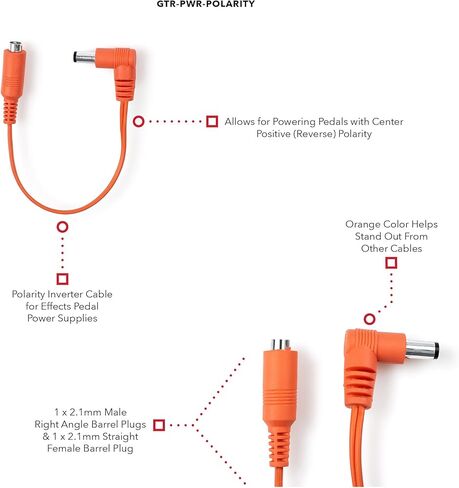 Gator Cases 5-Output Daisy Chain Power Adapter Cable with Female Input Barrel Plug (GTR-PWR-DC5F) in Saudi Arabia