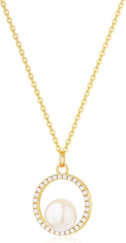 قلادة صليب للنساء: قلادة داينتي 14 قيراط من الذهب/الفضة/الذهب الوردي على شكل تاج مستدير، قلادة عصرية صغيرة مكعبة الزركونيوم، قلادة متقاطعة للنساء in Kuwait