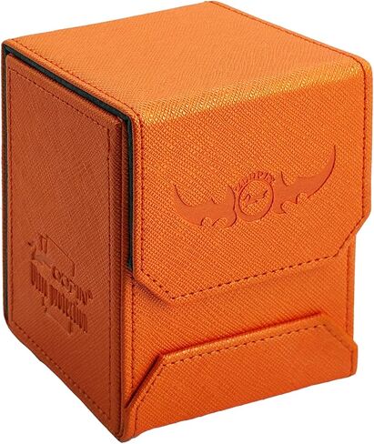 Zoopin Leather Deck Box-White for Collectible Cards-MTG,Yugioh,Pokeman,TES Legacy,Munchkins CCG Decks and Also Small Tokens or Dice- Hold 80 Sleeved Cards or 150 Naked Cards … in Saudi Arabia