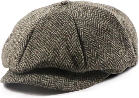 قبعة Ivy للرجال من جلد البولي يوريثان، قبعة موزع الصحف، قبعات بيريه قابلة للتعديل، قبعات جولف مسطحة كلاسيكية، قبعة غاتسبي للقيادة، قبعة صيد القهوة in Kuwait