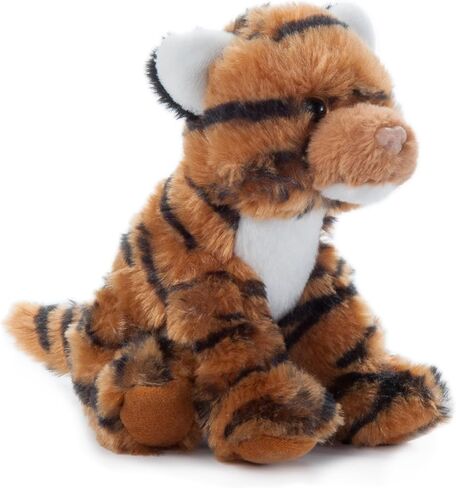 The Petting Zoo Tiger Stuffed Animal Plushie, Gifts for Kids, Wild Onez Babiez Zoo Animals, Orange Tiger Plush Toy, 6 inches in Saudi Arabia