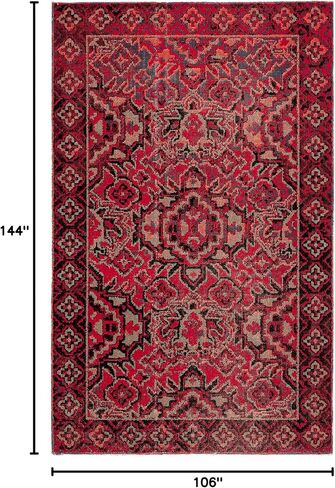 Jaipur Living Chaya Indoor/Outdoor Medallion Red/Black Runner Rug (2'6"X8') in Saudi Arabia
