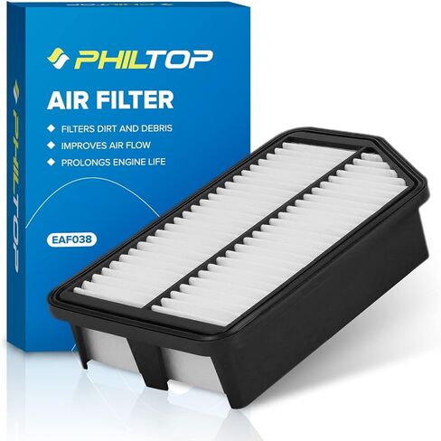 فلتر هواء المحرك PHILTOP، بديل EAF089 لأكورد 1.5 لتر (2018-2021)، متوافق مع فلتر الهواء CA12290، يحمي المحرك ويحسن التسارع in Kuwait