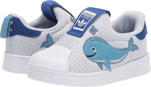 حذاء رياضي adidas Originals Baby Superstar 360، أسود/أبيض/ذهبي معدني، مقاس 5.5 US للجنسين الرضع in Saudi Arabia