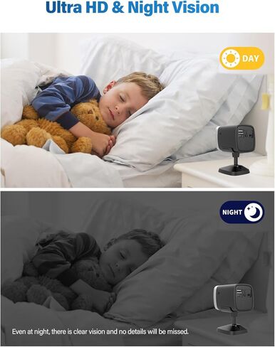 Security Camera Outdoor, 2K WiFi Outdoor Security Camera, Night Vision, PIR Motion Detection, Two-Way Voice Call, 360°Pan Perfect for Outdoor in Saudi Arabia