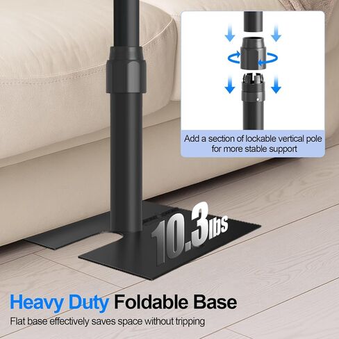 طقم حامل خلفية للأنابيب والستائر، خلفية شديدة التحمل مقاس 10أقدام × 10أقدام، حامل خلفية قابل للتعديل للتصوير الفوتوغرافي وحفلات الزفاف والحفلات وتزيين الأحداث - أسود in Kuwait