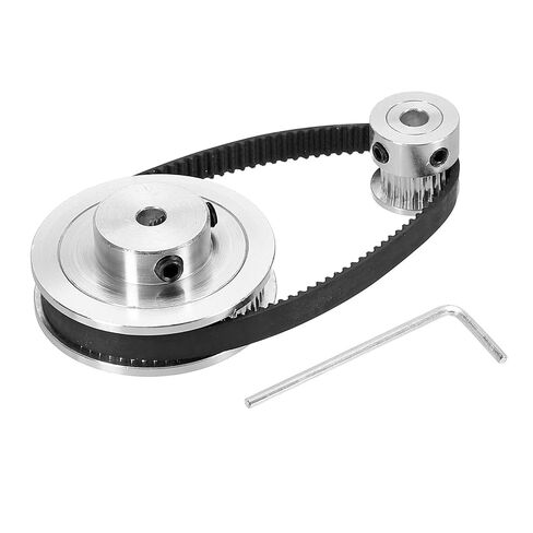 MECCANIXITY Timing Pulley 20&60 Teeth 8mm Bore Synchronous Wheel with Belt and Wrench for 3D Printer, CNC Machine, 1 Set in Saudi Arabia