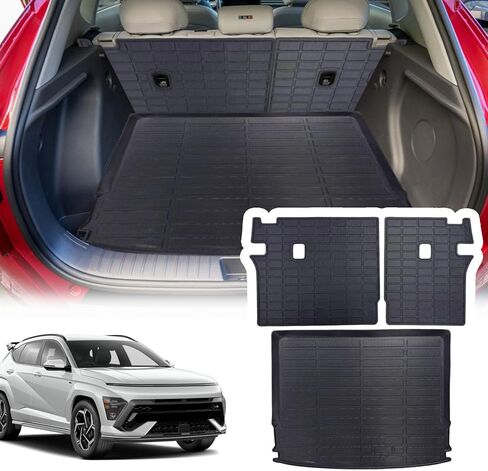 Cargo Liner Compatible with 2021-2024 Kia Carnival Trunk Mat Cargo Mat Back Seat Cover Protector Dog Liner Pet Mat Cargo Trunk Liner(Backrest Mats+Trunk Mat) in Saudi Arabia