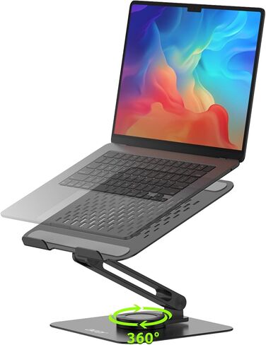 acer Dual Vertical Laptop Stand, Upright Desktop Stand Holder with Adjustable Dock (Up to 15.7''), Aluminum Laptop Rack Storage Desk Organizer for Tablet, MacBook/Samsung/HP/Dell/Chrome Book in Saudi Arabia