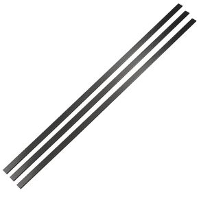 Fielect Carbon Fiber Strip Bars 2x10x400mm Length Pultruded Flat Carbon Fiber Bar Strips for Kites, RC Airplane 3 Pcs