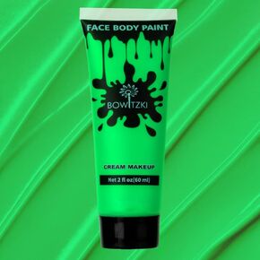 Bowitzki Face and Body Paint 2oz Cream Makeup 60ml Water Based Face Painting Special Effects For Adults Children Kids Halloween Christmas Party Stage Cosplay (Pink)