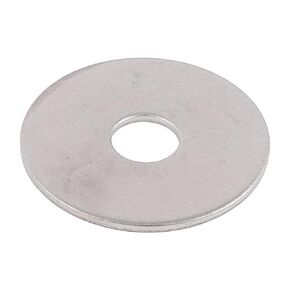 3/16 X 1-1/2" Fender Washers (100 Pack) Zinc by Makers Bolt