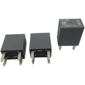 New OEM GM 4-Pin Relays (3 Pack) 13500114 High Power 4 Terminal Relays 8385