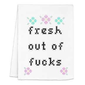 Moonlight Makers, Colorful Funny Dish Towel Pair, Set of 2, Flour Sack Kitchen Towel, Sweet Housewarming Gift, Farmhouse Kitchen Decor (My Dog And I Talk Shit About You & Dogs Because People Suck)