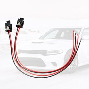 Camotokiit 2 Pack Side Marker Pigtail Connector Harness Compatible with Dodge Charger 2015-2022