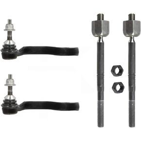 4PC Inner/Outer Tie Rod Ends FITS Ford Edge Fusion Lincoln Continental MKX MKZ ES801109 ES801110 EV801122