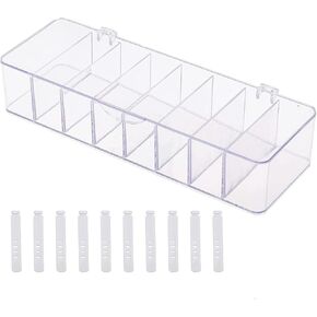 صندوق تخزين الكابلات الشفاف، صندوق منظم الكابلات، صندوق منظم سلك الشاحن البلاستيكي، صندوق تخزين سطح المكتب، صندوق تخزين سلك كابل البيانات، صندوق إدارة الكابلات البلاستيكية (مع غطاء) in Kuwait