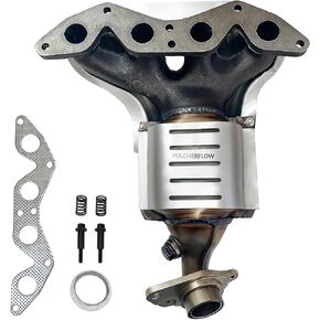 PULCHERFLOW Catalytic Converter Compatible with 2001 2002 2003 2004 2005 Honda Civic 1.7L High Performance (EPA Compliant)