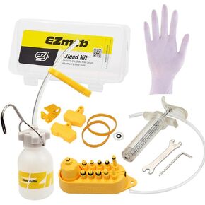 QOONESTL مجموعة نزيف الفرامل للدراجة قرص هيدروليكي زيت الفرامل المعدنية لشيمانو، MAGURA، TEKTRO، SRAM سلسلة أدوات إصلاح فرامل الدراجة (الحجم: النوع 1) in Kuwait