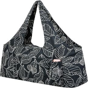 KUAK Yoga Mat Bag Large Yoga Bags and Carriers with Yoga Mat Strap, Full Zipper Closure, 5 Multi-Functional Pockets, Durable Yoga Mat Tote Sling Carrier for Women Fits Most Size Mats