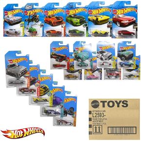Mattel Hot Wheels 72 Count Random Case Basic Die-Cast Toy Cars