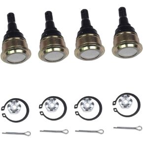 BH-Motor New 4 sets Upper or Lower Ball Joint For Yamaha Grizzly 550 700 Raptor 660R 700 YFZ450 Wolverine Replace # 5LP-23579-00-00, 53-51029, 52440-21812-YD8