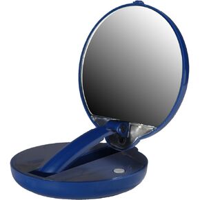 Floxite 15Xmag, Blue, Tabletop Mount, Round Glass Mirror