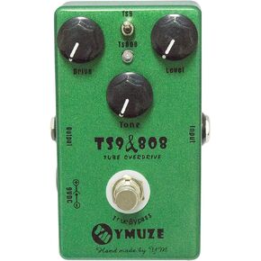 YMUZE Hand-made TS9 TS808 Tube Overdrive Guitar Effect Pedal True Bypass (YMUZE TS9)