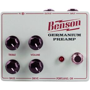 Benson Amps Germanium Preamp Guitar Effects Pedal
