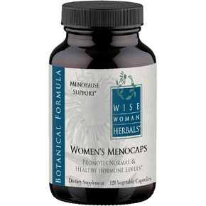 Wise Woman Herbals – Women’s Menocaps – 120 caps - All-Natural Menopause Supplement - for Hot Flashes, Mood Swings and Night Sweats During Menopause, Promotes Emotional Balance in Kuwait