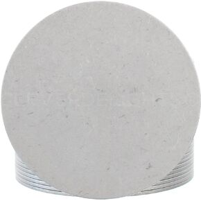 CleverDelights 3" Round Stamping Blanks - 3 Pack - 14GA (.063") Aluminum Discs Tags