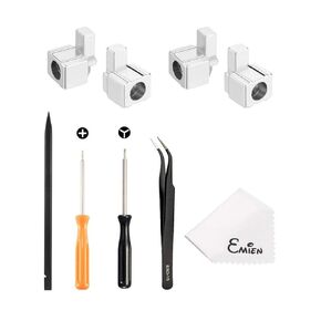 EMiEN Latches Replacement For NS Nintendo Switch Joy-Con, Lock Buckles Repair Tool Kit for Switch Joy-Cons,Include Cross Tri-Wing Screwdrivers Tweezer Pry Opening Repair Tool Kit