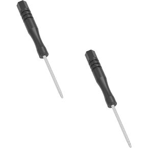 FOCMKEAS 2PCS Games Switch Triwing Screwdriver, 1.5mm Y00 Tri-point Tri wing Screwdriver for PSP Switch Joy-Con Controller Repair, Non-magnetic(Y Tip）