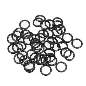 uxcell Nitrile Rubber O-Rings 8mm OD 3.2mm ID 2.4mm Width, Metric Sealing Gasket, Pack of 50
