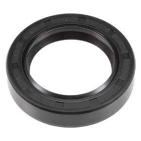 uxcell Oil Seal, TC 40mm x 80mm x 12mm Nitrile Rubber Cover Double Lip with Spring for Bearing Shaft, Black Pack of 1