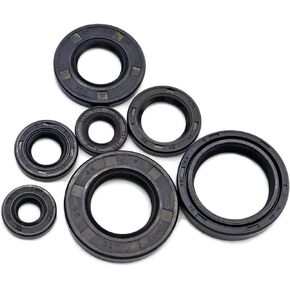 FZJDSD Engine Crank 7 Piece Oil Seal Set Kit Compatible with Yamaha Blaster 200 YFS200 1988-2006 M564-A029