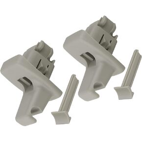 APPERFiT Sun Visor Clip Retainer Holder Gray Compatible with Chevy Express/GMC Savana 1500 2500 3500 Replaces 25840046
